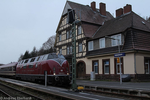 Museumseisenbahn Hamm mit V200 033 in Adelebsen