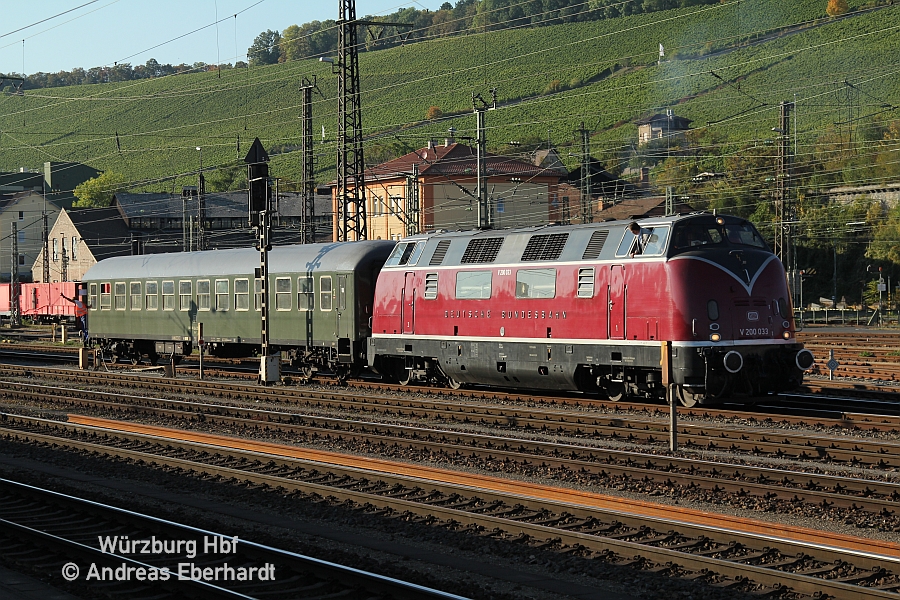 Sonderfahrt nach Würzburg - Umsetzungen Kurswagen, Foto: Andreas Eberhardt