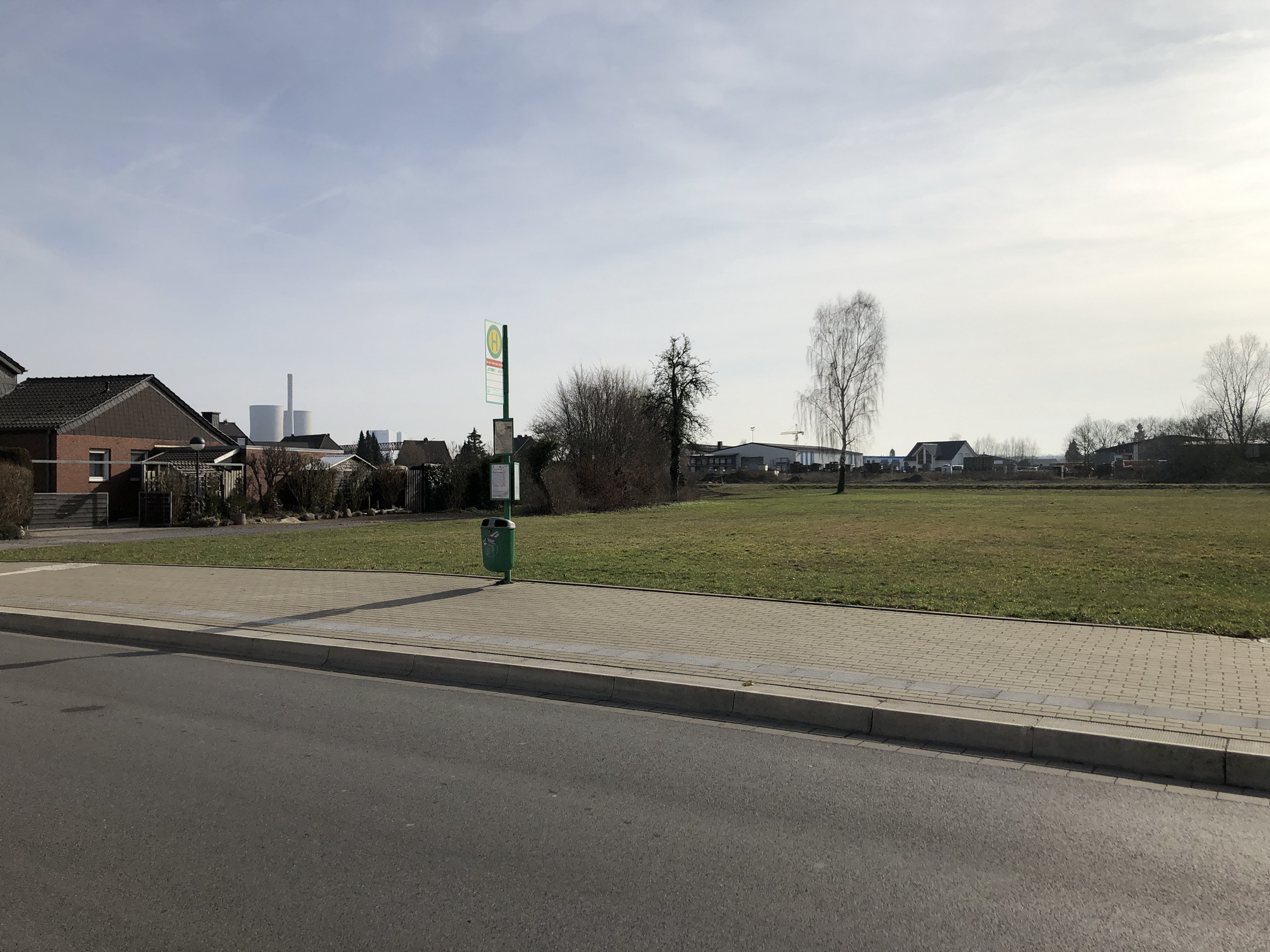 Haltepunkt Hamm Uentrop / Zugang Bushaltestelle
