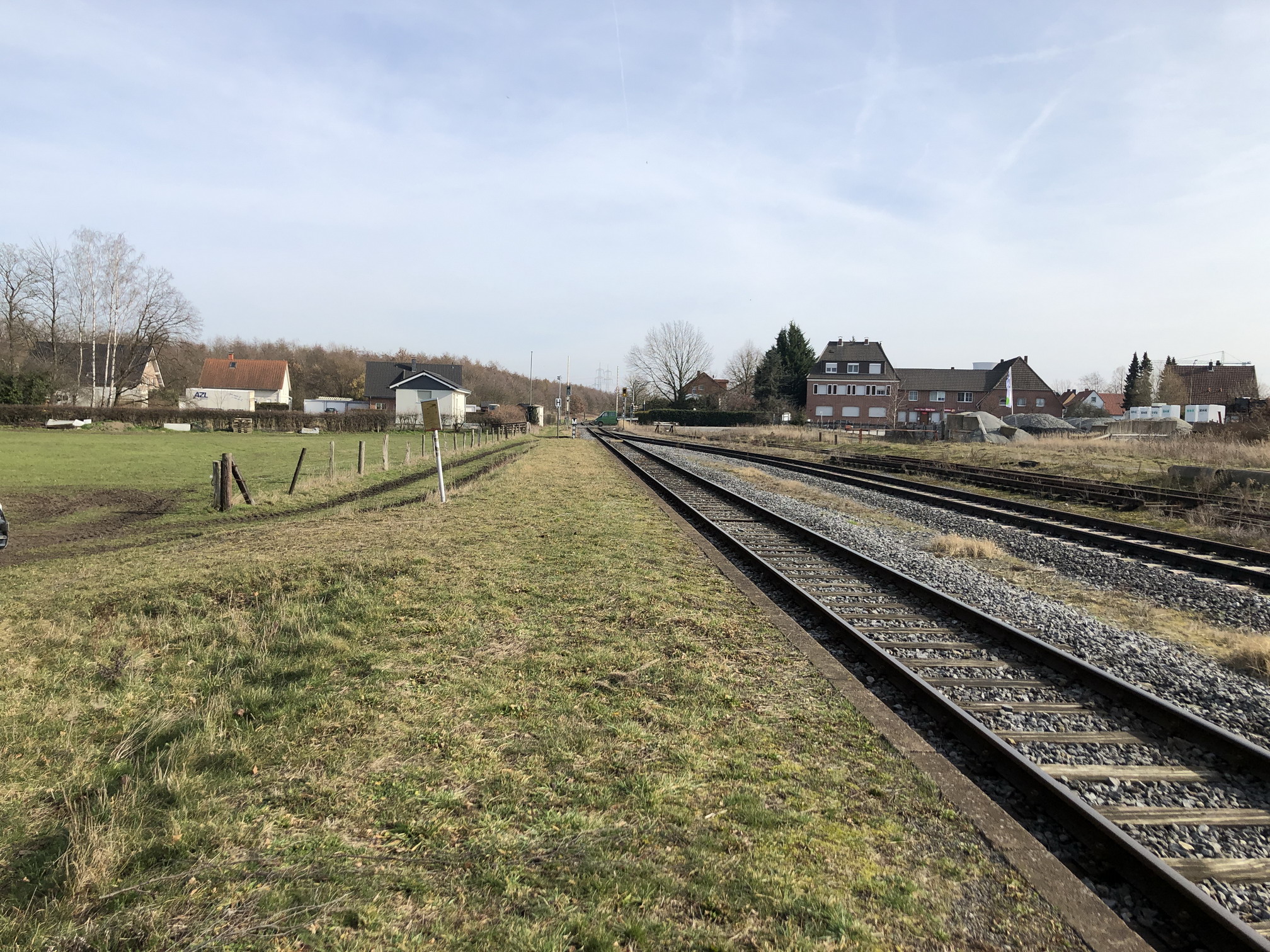Haltepunkt Hamm Uentrop / Bahnsteig
